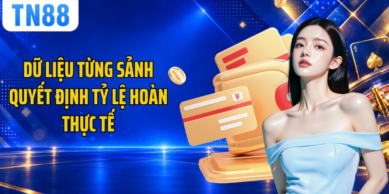 Dữ liệu từng sảnh quyết định tỷ lệ hoàn thực tế